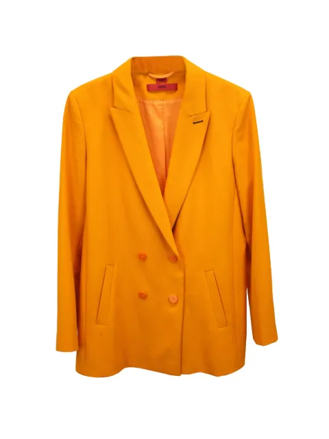 BOSS double-breasted blazer Orange TONPUGBCL345660W