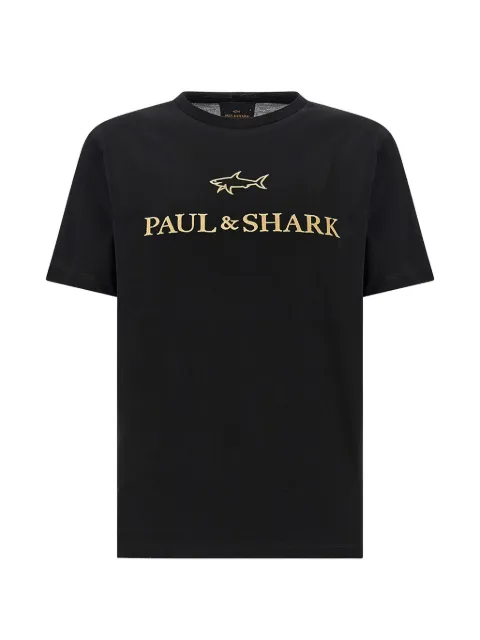 Paul & Shark embroidered-logo T-shirt Black 2641101711G