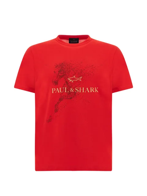 Paul & Shark Year of the Horse printed T-shirt Red 26411087577