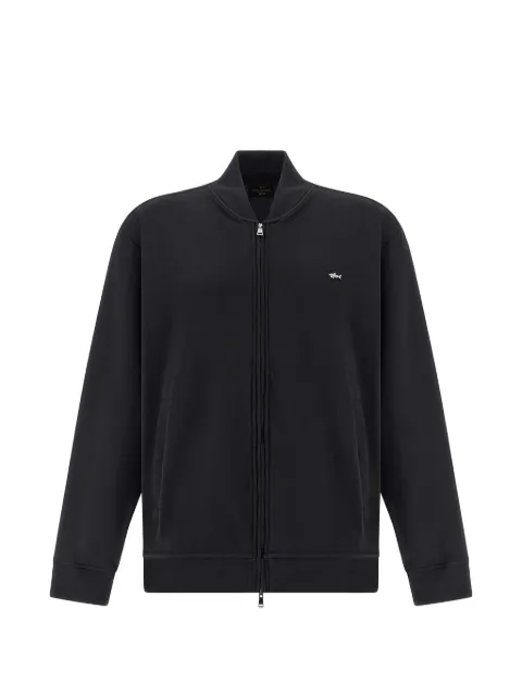 Paul & Shark zip-up fleece sweatshirt Black 26411814