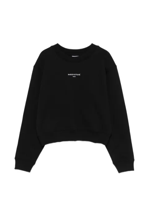 Maison Kitsuné logo sweatshirt Black QW00300KM0341