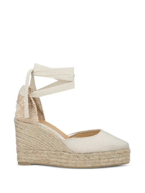 Castañer Joyce tie-ankle espadrilles Neutrals 026164