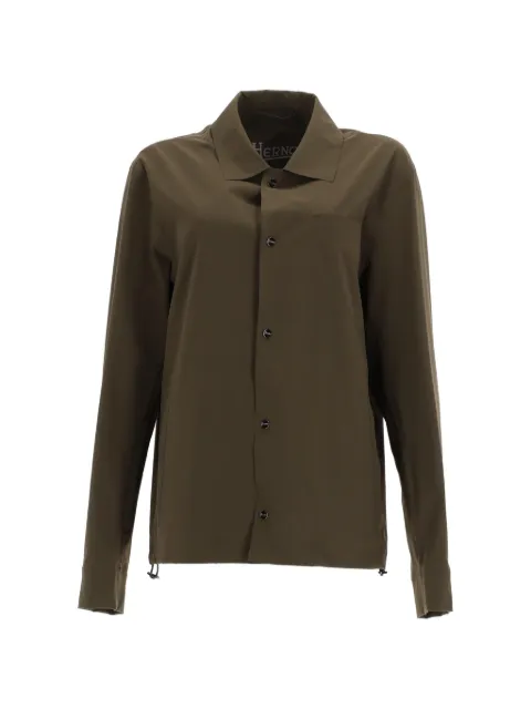 Herno chest-pocket buttoned shirt jacket Brown GI000318U12301SZ7794