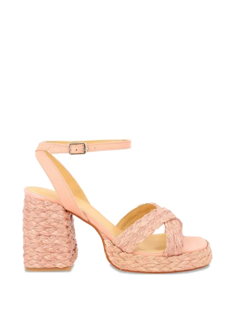 Castañer Valeriette/258 woven platform sandals Pink 025555817