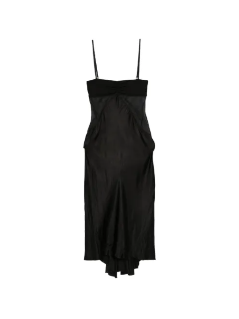 Rick Owens sleeveless midi dress Black RP01F6563JSVSN
