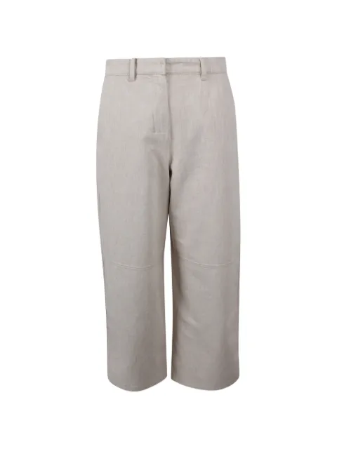'S Max Mara seam-detail straight trousers Neutrals 2619131071600