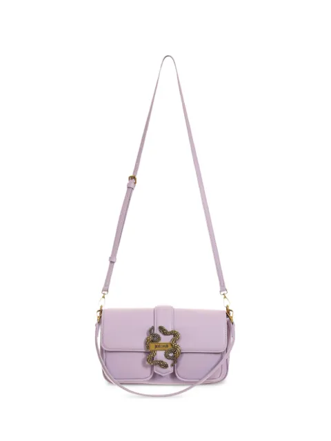 Just Cavalli snake-detail shoulder bag Purple 80RA4BA2ZSA89