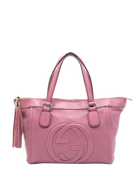 Gucci Pre-Owned 2016-2025 Small Leather Soho Working tote bag Pink 7VFTMD2P7WF44ERE