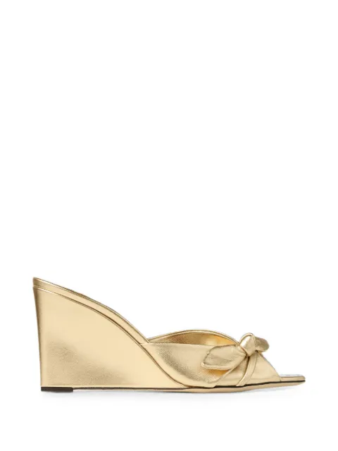 Jimmy Choo Livi wedge 85 sandals Gold LIVIWEDGE85DQF