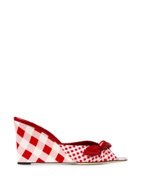 Jimmy Choo Livi wedge 85 sandals Red LIVIWEDGE85DRQ