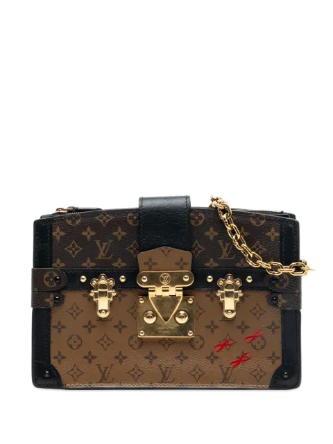 Louis Vuitton Pre-Owned 2019 Monogram Reverse Trunk Clutch crossbody bag Black GAH1F1E9KS2XO6TZ