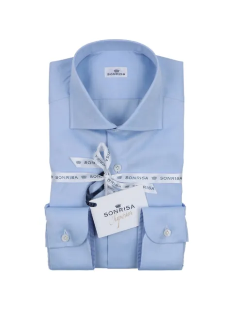 Sonrisa twill-weave button-down shirt Blue 12M248