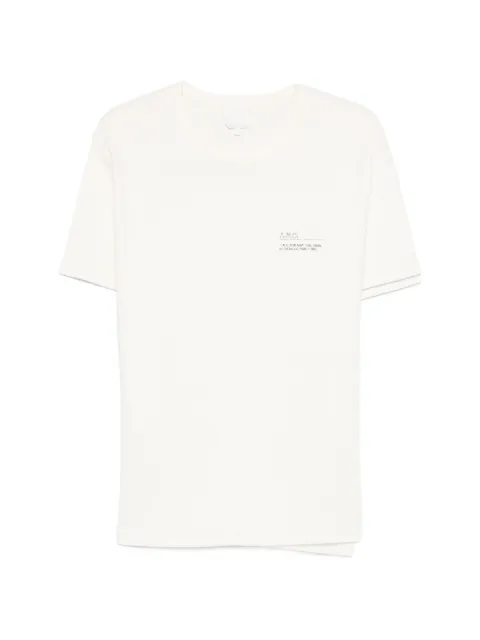 A.P.C. text print T-shirt White COHMWH26577