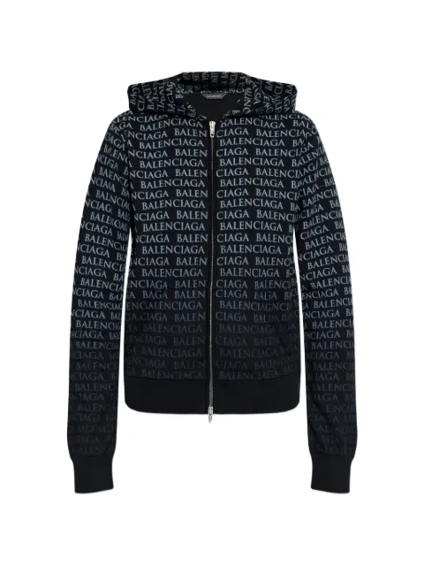 Balenciaga printed hoodie Black 857111T3427