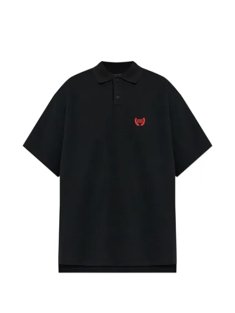 Balenciaga Laurel Classic polo shirt Black 862367TSVC6