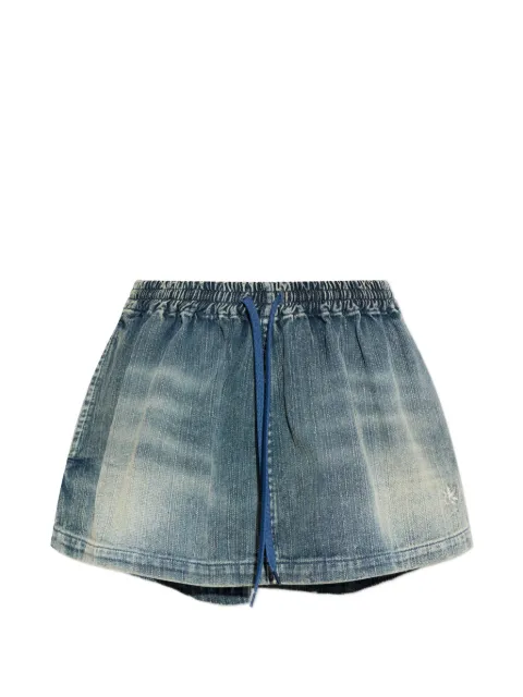 Balenciaga drawstring elasticated skirt Blue 856908TTWC5