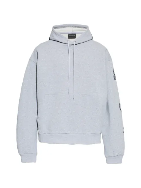 Balenciaga Cursive hoodie Grey 858143TTVM8