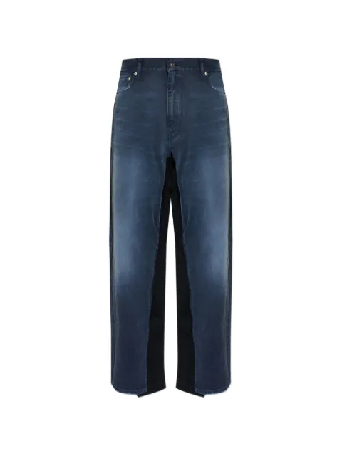 Balenciaga distressed-effect raw-cut jeans Blue 857215TTW64