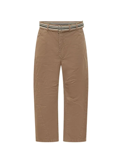 MORDECAI pockets belted trousers Neutrals 26E96MRU07C