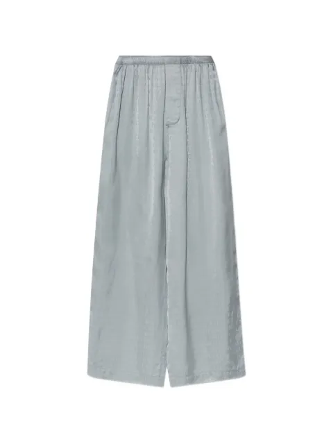 Balenciaga logo-print trousers Blue 850696PCEXTTO54