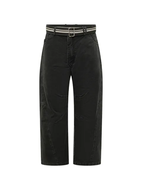 MORDECAI pockets belt trousers Black 26E96MRU07C