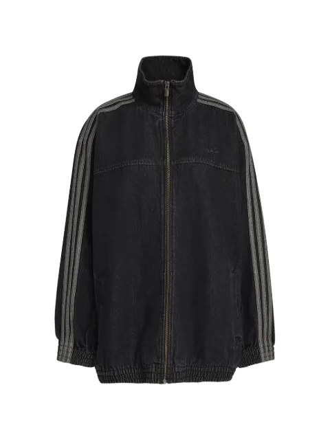 adidas Firebird Adilenium striped zip jacket Black KD2926