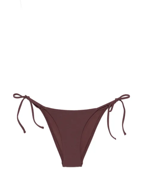 Matteau crinkle-textured bikini bottoms Brown STRINGBRIEF