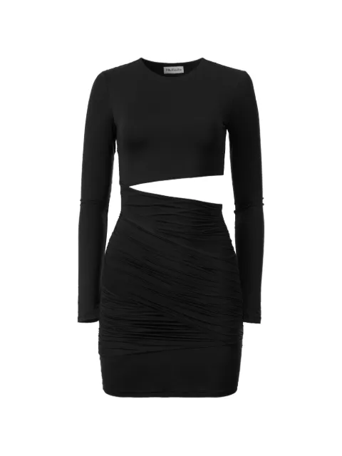 Mia Peculiar crew-neck mini dress Black 01MPDJ03