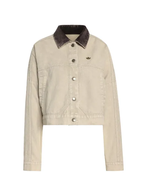 adidas corduroy collar jacket Neutrals KE1069