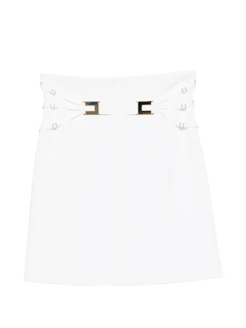 Elisabetta Franchi logo-detail mini skirt White GO16761E2