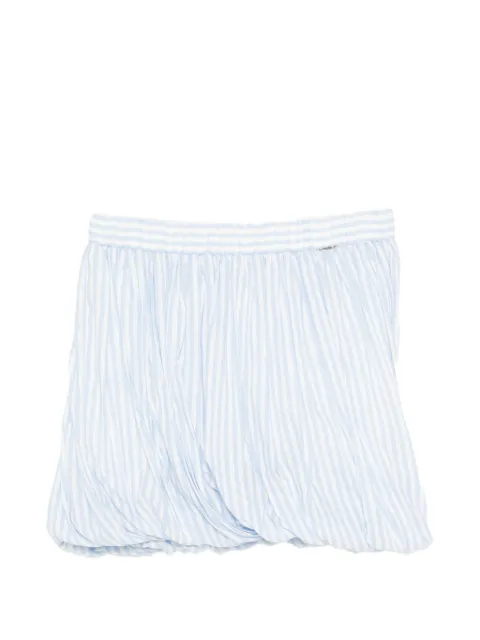 TWINSET striped gathered skirt Blue 261TE2082