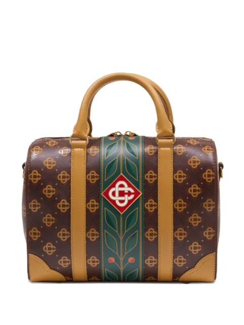 Casablanca mini Monogram Weekender travel bag Brown ASP26BAG168