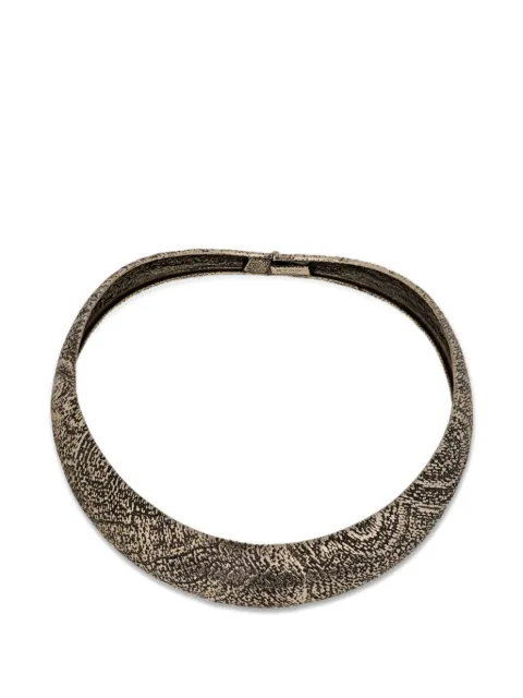 ETRO arnica motif choker necklace Grey WF5E0015AM007