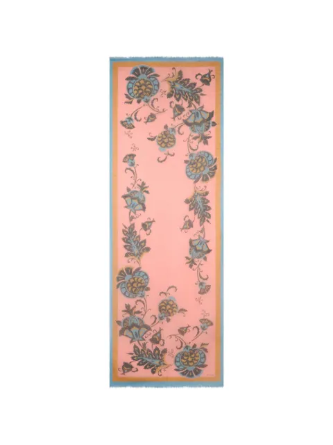 ETRO modal-blend scarf with floral motif Pink WATA0009AKI81