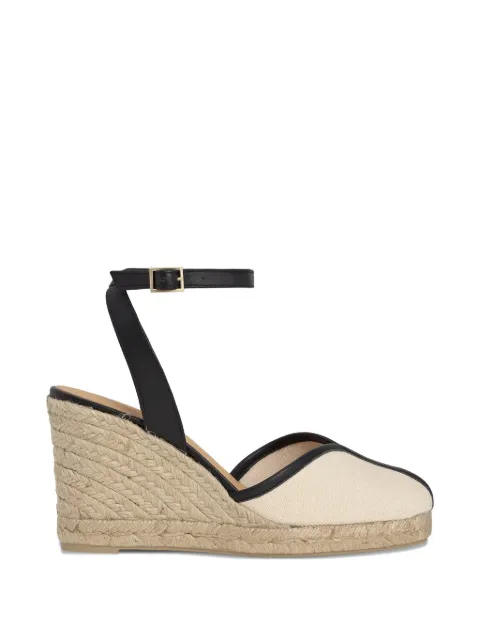 Castañer Cecilia ankle-strap wedge espadrilles Neutrals 026124