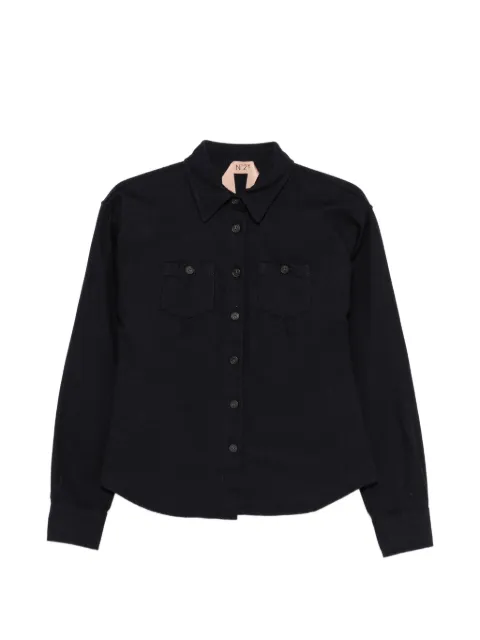 Nº21 buttoned pocket shirt Blue G0110212