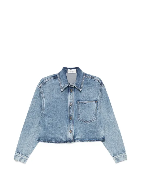 Liviana Conti button-front denim jacket Blue F6SY50