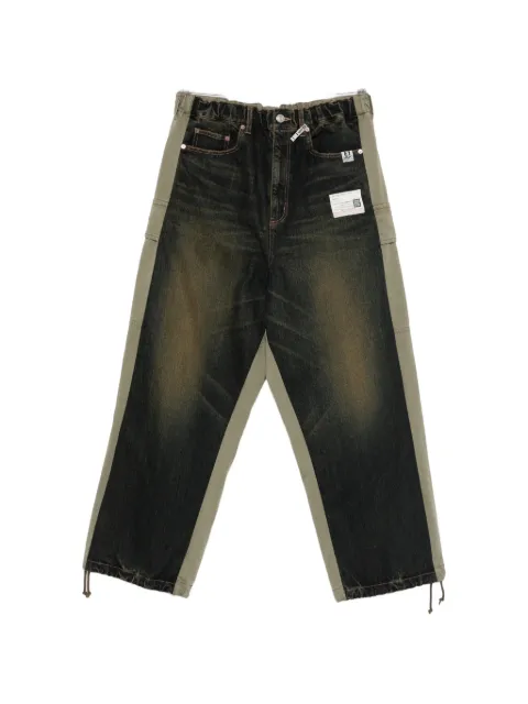 Maison MIHARA YASUHIRO elasticated-waistband trousers Green A16PT022