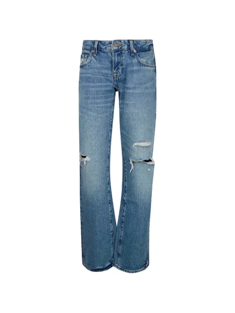 7 For All Mankind Low Straight distressed jeans Blue 7UD7CE35