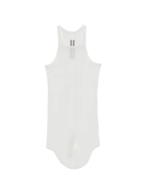 Rick Owens ribbed-knit tank top White RP01F6101RC