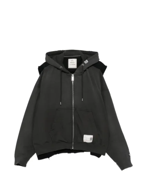 Maison MIHARA YASUHIRO zip hoodie Black A16PK561