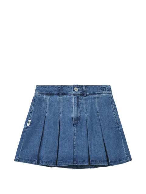 CHOCOOLATE pleated mini skirt Blue B1XSKW01102Z