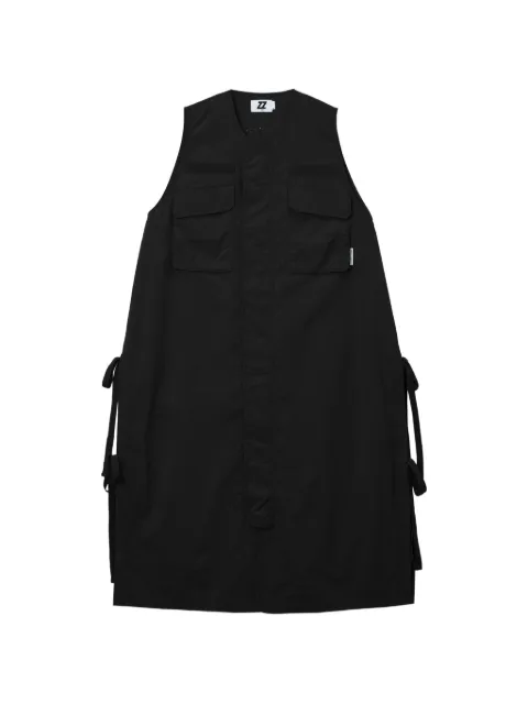 izzue crew-neck sleeveless midi dress Black IZXDSW00834X