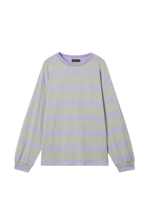 tout a coup striped long-sleeve sweatshirt Purple M611AS6