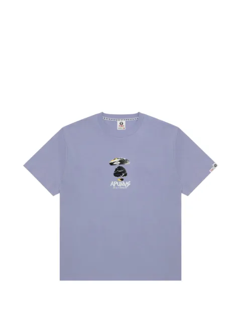 AAPE BY *A BATHING APE® ape universe graphic T-shirt Purple ATE1839XXQ