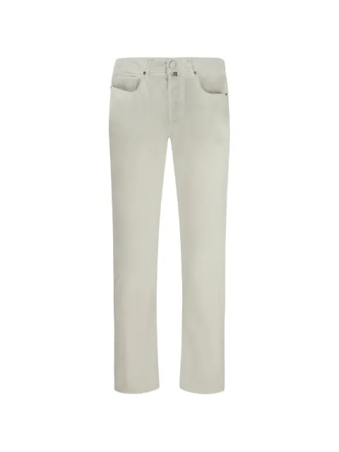 Jacob Cohën logo-patch trousers Neutrals JUMQE004036S2544