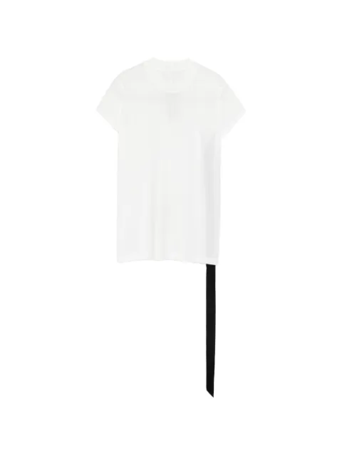 Rick Owens DRKSHDW Small Level T ribbon T-shirt White DS01F4208RN