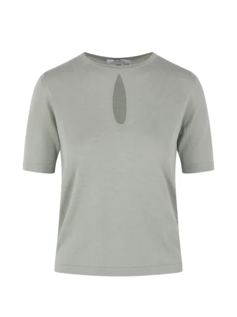 Max Mara fine-knit T-shirt Grey 2611361029600