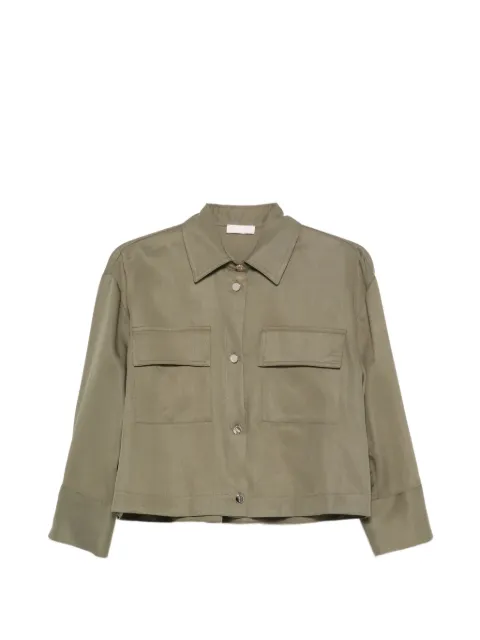 LIU JO chest-pocket shirt Green WA6265T414A