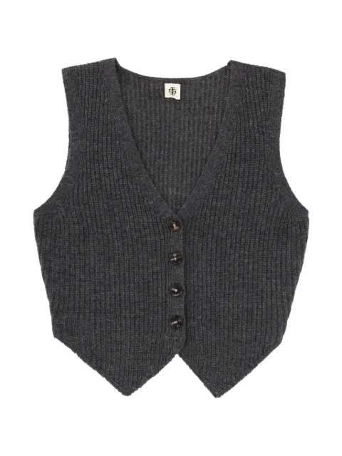 The Garment V-neck vest Grey 22209602